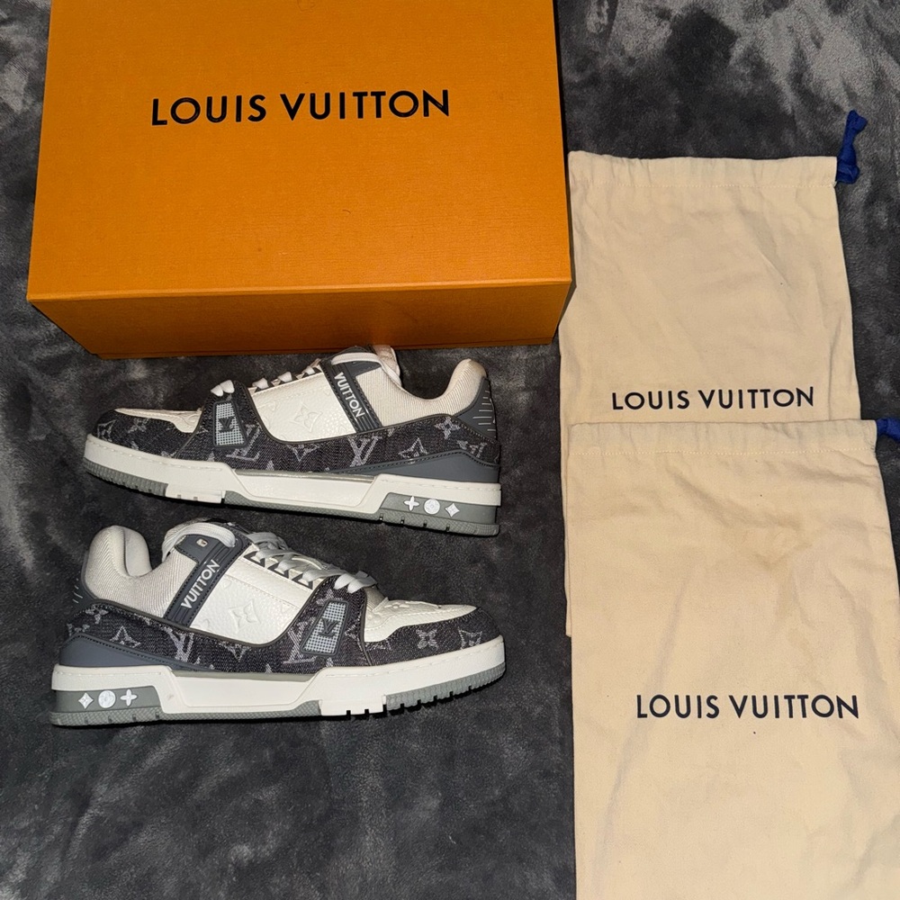 Louis Vuitton Trainer Monogram Denim Gre